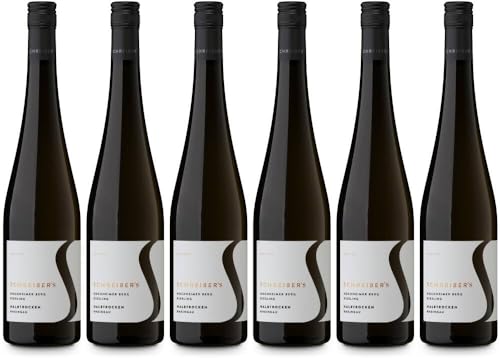 6x Hochheimer Berg Riesling 2022 - Weingut Schreiber, Rheingau - Weißwein von Weingut Schreiber
