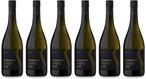 6x Hochheimer Stein Weißburgunder 2023 - Weingut Schreiber, Rheingau - Weißwein von Weingut Schreiber