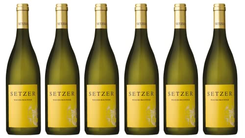 6x 0,75l - Weingut Setzer - Weißburgunder - Qualitätswein Weinviertel - Österreich - Weißwein trocken von Weingut Setzer