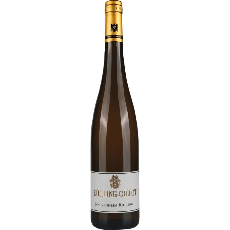 Nackenheim Riesling aus Ersten Lagen, Trocken, Rheinhessen, Rheinhessen, 2022, Weißwein von Weingut Spanier-Gillot, D - 55294 Bodenheim; Abfüllung in D - 67591 Hohen-Sülzen