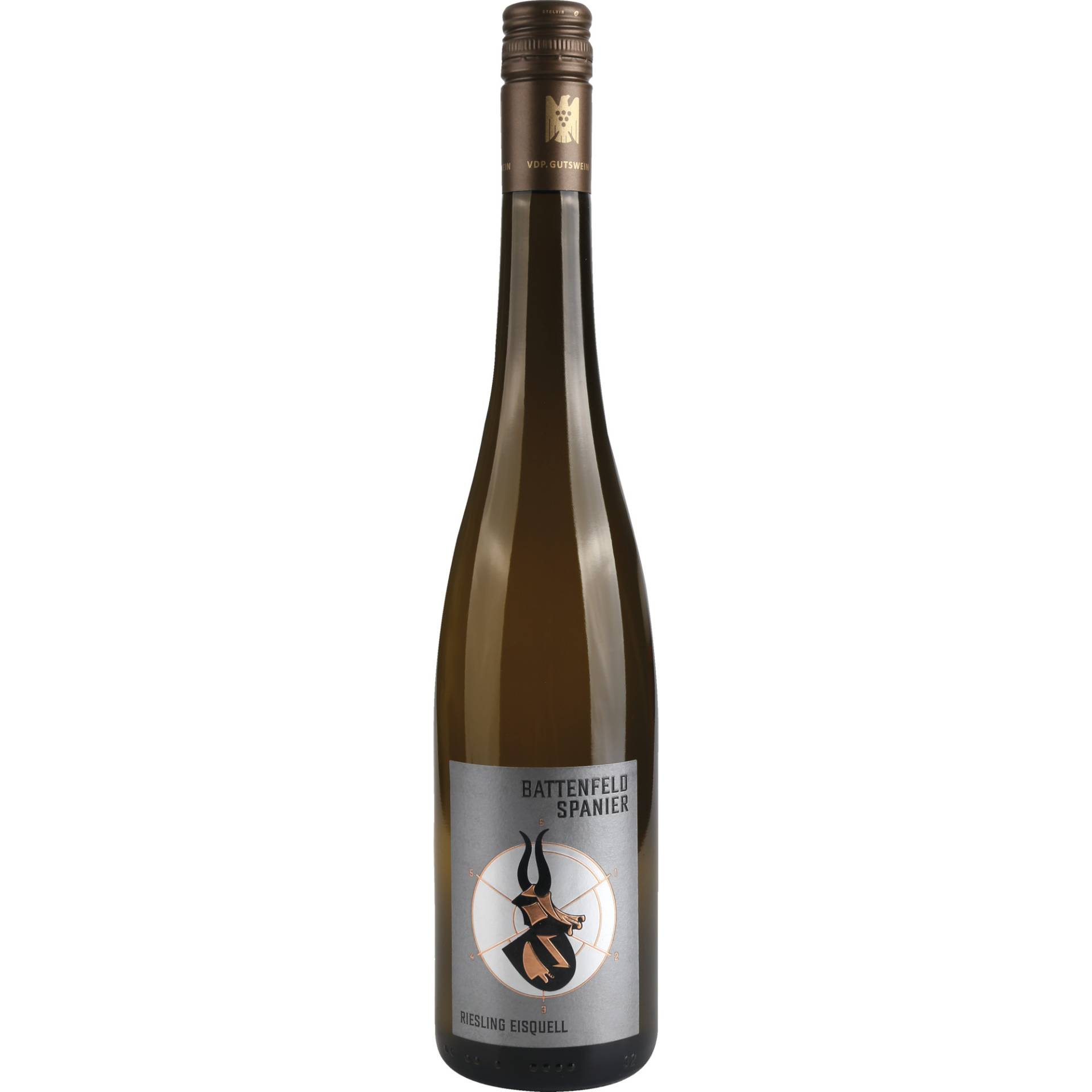 Eisquell Riesling, Trocken, Rheinhessen, Rheinhessen, 2022, Weißwein Eisquell Riesling, Trocken, Rheinhessen, Rheinhessen, 2022, Weißwein von Weingut Spanier-Gillot, Oelmühlstrasse 25, D - 55294 Bodenheim