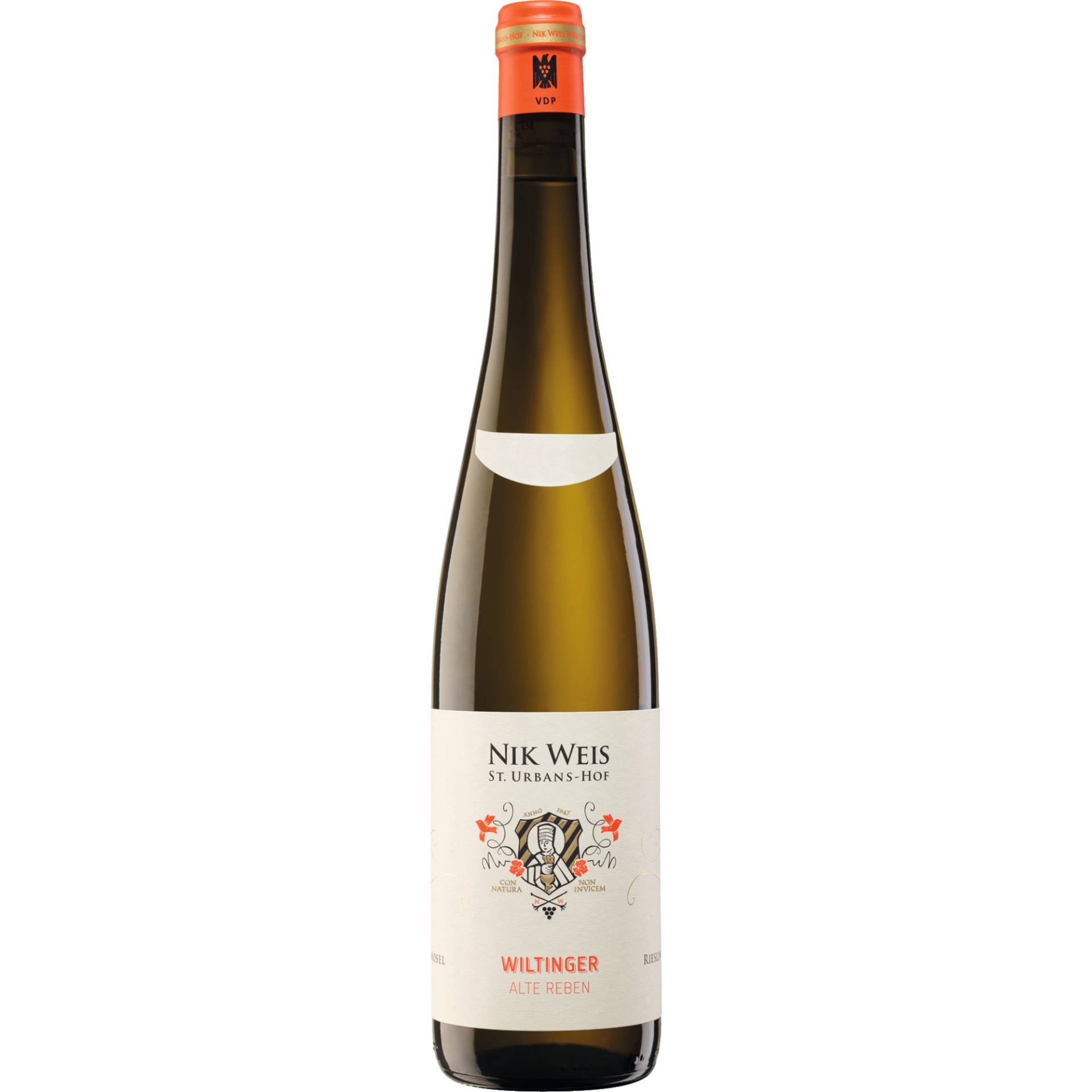 Nik Weis Wiltinger Riesling Alte Reben, Feinherb, Mosel, Mosel, 2023, Weißwein Nik Weis Wiltinger Riesling Alte Reben, Feinherb, Mosel, Mosel, 2023, Weißwein von Weingut St. Urbans-Hof, D - 54340 Leiwen