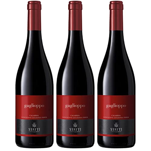 Statti Gaglioppo IGT Calabria Rotwein Wein Trocken Italien I Versanel Paket (3 x 0,75l) von Weingut Statti