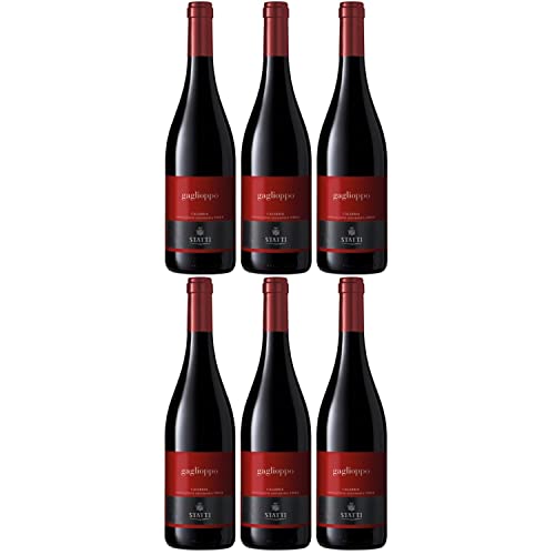 Statti Gaglioppo IGT Calabria Rotwein Wein Trocken Italien I Versanel Paket (6 x 0,75l) von Weingut Statti