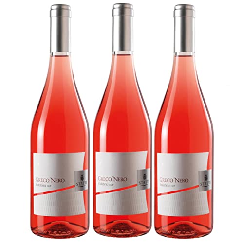 Statti Greco Nero Rosato IGT Calabria Roséwein Wein Trocken Italien I Versanel Paket (3 x 0,75l) von Weingut Statti