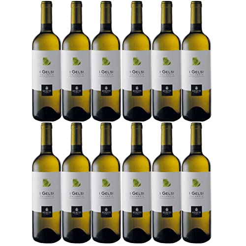 Statti I Gelsi Bianco IGT Calabria Weißwein Wein Trocken Italien I Versanel Paket (12 x 0,75l) von Weingut Statti