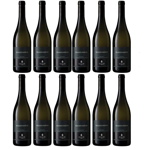 Statti Mantonico Bianco IGT Calabria Weißwein Wein Trocken Italien I Versanel Paket (12 x 0,75l) von Weingut Statti
