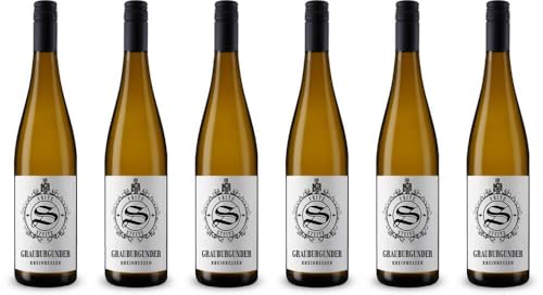 6x Grauburgunder 2023 - Weingut Steitz vom Donnersberg, Rheinhessen - Weißwein von Weingut Steitz vom Donnersberg