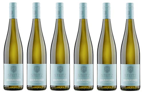6x 0,75l - Weingut Steitz - Grauburgunder - Vulkangestein - Qualitätswein Rheinhessen - Deutschland - Weißwein trocken von Weingut Steitz