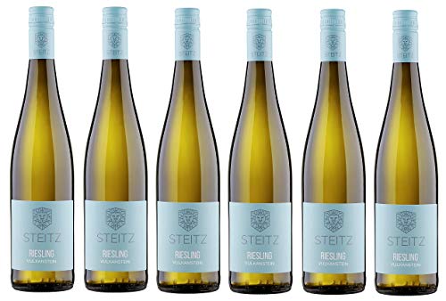 6x 0,75l - Weingut Steitz - Riesling - Vulkangestein - Qualitätswein Rheinhessen - Deutschland - Weißwein trocken von Weingut Steitz