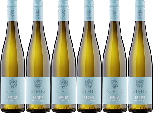 6x Riesling Vulkanstein Gutswein trocken 2020 - Weingut Steitz, Rheinhessen - Weißwein 6x Riesling Vulkanstein Gutswein trocken 2020 - Weingut Steitz, Rheinhessen - Weißwein von Weingut Steitz