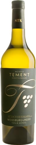 DAC Weißburgunder Ton & Mergel Gutswein tr. 2023 von Weingut Tement (1x0,75l), trockener Bio-Weißwein aus der Südsteiermark von Weingut Tement