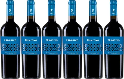 6x Primitivo Terrecarsiche 2021 - Weingut Terrecarsiche 1939, Puglia - Rotwein von Weingut Terrecarsiche 1939