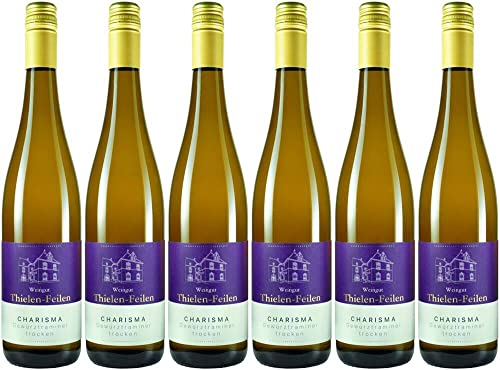 6x Charisma Gewürztraminer trocken 2023 - Weingut Thielen-Feilen, Mosel - Weißwein von Weingut Thielen-Feilen