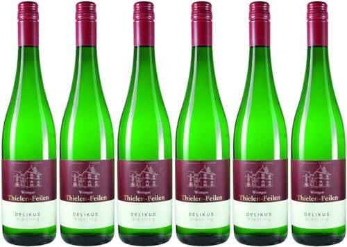 6x Delikus Riesling lieblich 2023 - Weingut Thielen-Feilen, Mosel - Weißwein von Weingut Thielen-Feilen