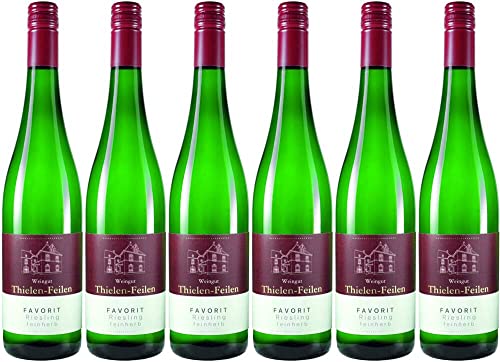 6x Favorit Riesling feinherb 2023 - Weingut Thielen-Feilen, Mosel - Weißwein von Weingut Thielen-Feilen