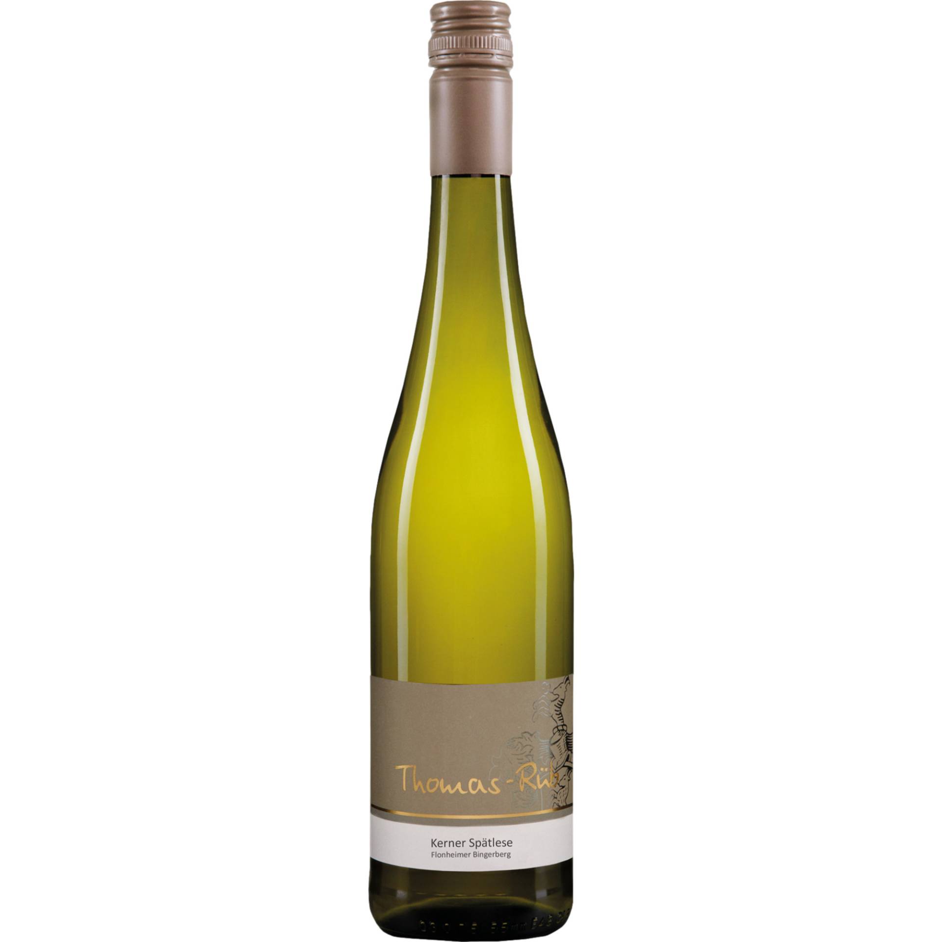 Thomas-Rüb Kerner Spätlese, Süß, Rheinhessen, Rheinhessen, 2023, Weißwein Thomas-Rüb Kerner Spätlese, Süß, Rheinhessen, Rheinhessen, 2023, Weißwein von Weingut Thomas-Rüb, Falterweg 6, 55237 Flonheim DE