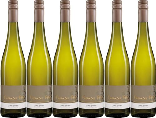 6x Ortega Spätlese 2023 - Weingut Thomas-Rüb, Rheinhessen - Weißwein von Weingut Thomas-Rüb