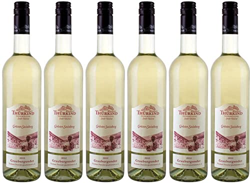 6x Grauburgunder Dqw 2021 - Weingut Thürkind, Saale-Unstrut - Weißwein von Weingut Thürkind