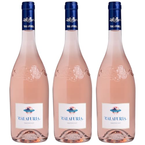 Tormaresca Antinori Calafuria Rosé Negroamaro Salento IGT Roséwein Wein Trocken Italien I Visando Paket (3 x 0,75l) von Weingut Tormaresca