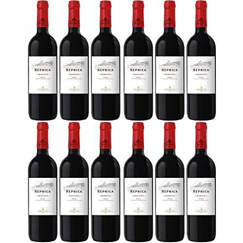 Tormaresca Antinori Neprica Primitivo Puglia IGT Rotwein Wein Trocken Italien Inkl. FeinWert E-Book (12 x 0,75l) von Weingut Tormaresca