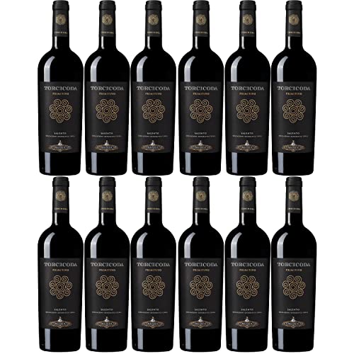 Tormaresca Antinori Torcicoda Primitivo Salento IGT Rotwein Wein Trocken Italien Inkl. FeinWert E-Book (12 x 0,75l) von Weingut Tormaresca
