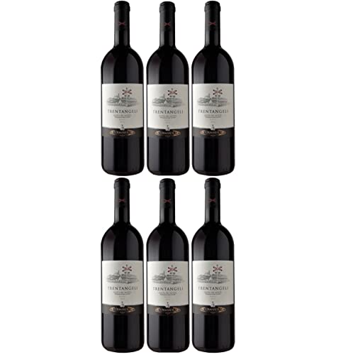 Tormaresca Antinori Trentangeli Castel del Monte DOC Rotwein Wein Trocken Italien I Visando Paket (6 x 0,75l) von Weingut Tormaresca