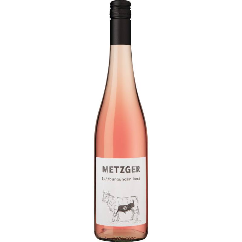 Flanke Spätburgunder Rosé, Feinherb, Pfalz, Pfalz, 2023, Roséwein von Weingut Uli Metzger, D - 67269 Grünstadt-Asselheim