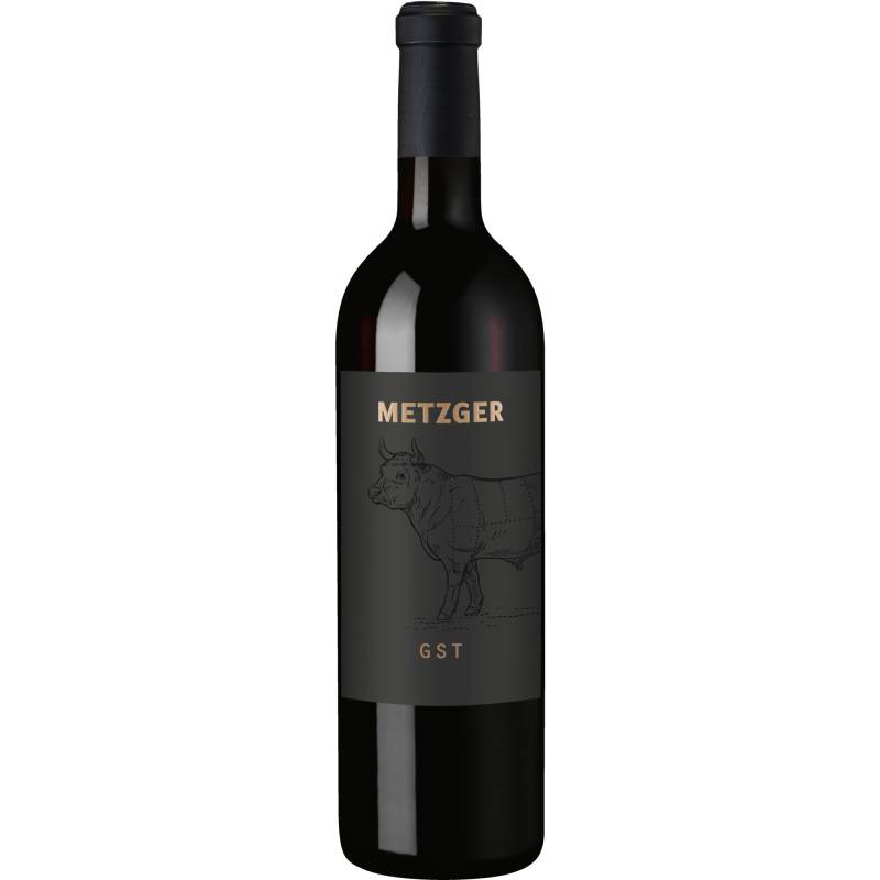 Metzger GST Cuvée Rot, Trocken, Pfalz, Pfalz, 2022, Rotwein von Weingut Uli Metzger, D - 67269 Grünstadt-Asselheim
