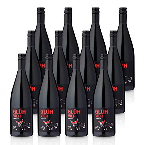 GLÜHVIEH Glühwein Rot Pfalz - Weingut Metzger (12x 1,0l) von Weingut Uli Metzger