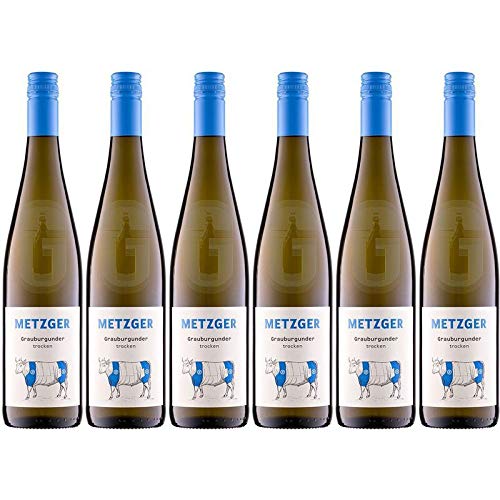 Grauburgunder Weingut Metzger 12% 0,75l (Paket 6x0,75l) von Weingut Uli Metzger