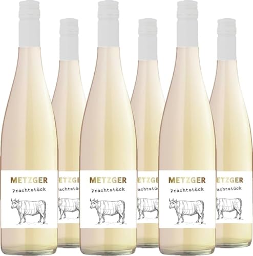 Weingut Uli Metzger 6er Vorteilspaket Metzger 'Prachtstück' Spätburgunder Blanc de Noirs KuhbA trocken 2022 (6 x 0.75 l) von Weingut Uli Metzger