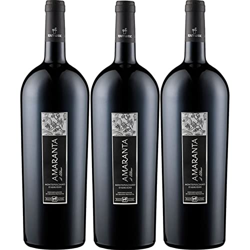 Tenuta Ulisse AMARANTA Montepulciano d'Abruzzo Magnum - Rotwein Wein Trocken DOP Italien I Versanel Paket(3 x 1.5l) von Weingut Ulisse