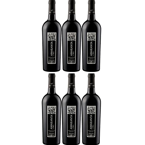 Tenuta Ulisse AMARANTA Montepulciano d'Abruzzo Rotwein Wein Trocken DOP Italien I Versanel Paket (6 x 0,75l) von Weingut Ulisse