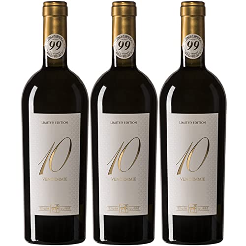 Tenuta Ulisse DIECI VENDEMMIE NV Bianco Weißwein Wein Trocken DOP Italien I Versanel Paket (3 x 0,75l) von Weingut Ulisse