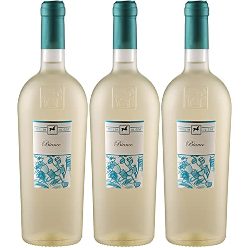 Tenuta Ulisse Linea Ulisse Selezione Bianco Weißwein Wein Trocken Italien I Versanel Paket (3 x 0,75l) von Weingut Ulisse