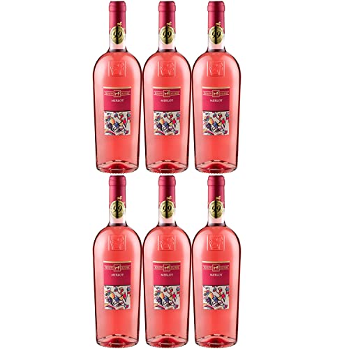 Weingut Ulisse Tenuta Merlot Rosato Roséwein Wein Trocken IGP Italien I Versanel Paket (6 x 0,75l) von Weingut Ulisse