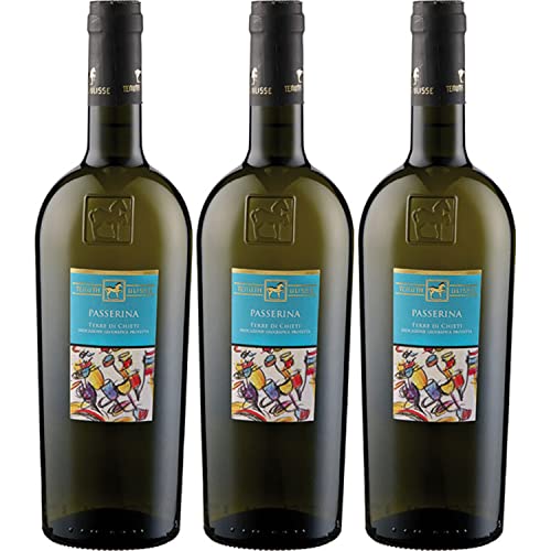 Tenuta Ulisse Passerina Terre di Chieti Weißwein Wein Trocken IGP Italien I Versanel Paket (3 x 0,75l) von Weingut Ulisse