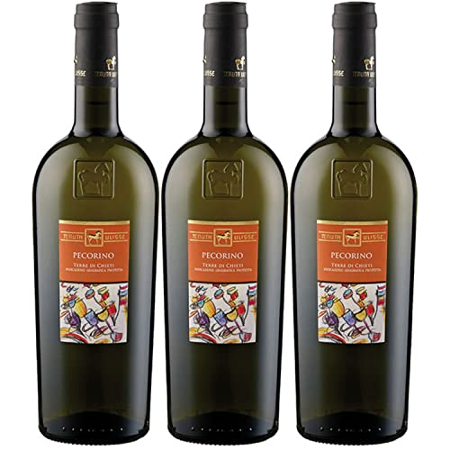 Tenuta Ulisse Pecorino Terre di Chieti Weißwein Wein Trocken IGP Italien Inkl. FeinWert E-Book (3 x 0,75l) von Weingut Ulisse