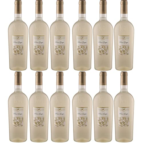 Tenuta Ulisse Selezione Pinot Grigio Weißwein Wein Trocken IGP Italien I Versanel Paket (12 x 0,75l) von Weingut Ulisse