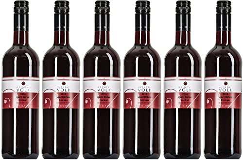 6x Regent Rotwein trocken 2023 - Weingut Volk, Mittelrhein - Rotwein von Weingut Volk
