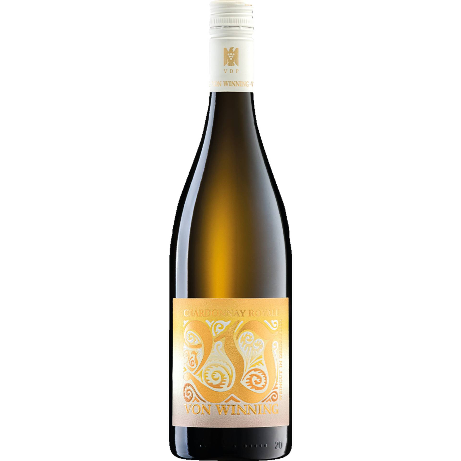 Von Winning Chardonnay Royale, Trocken, Pfalz, Pfalz, 2022, Weißwein Von Winning Chardonnay Royale, Trocken, Pfalz, Pfalz, 2022, Weißwein von Weingut Von Winning, D - 67146 Deidesheim