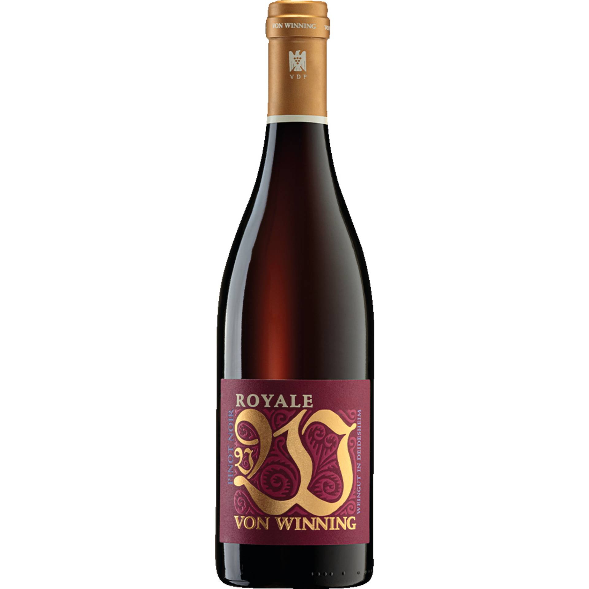 Von Winning Pinot Noir Royale, Trocken, Pfalz, Pfalz, 2022, Rotwein Von Winning Pinot Noir Royale, Trocken, Pfalz, Pfalz, 2022, Rotwein von Weingut Von Winning, D - 67146 Deidesheim