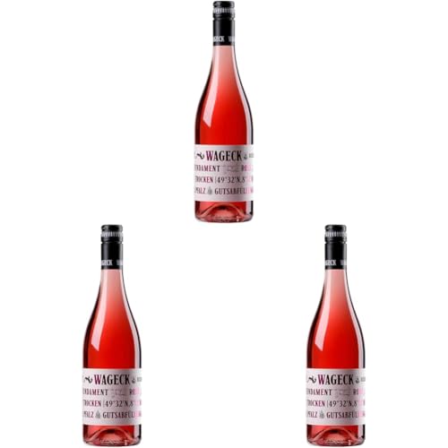 Weingut Wageck Pfaffmann Cuvée Rosé Fundament Wein trocken (1 x 0.75 l) (Packung mit 3) von Weingut Wageck Pfaffmann