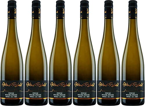 6x Arzheimer Kalmit Riesling trocken -Muschelkalk- 2023 - Weingut Wind-Rabold, Pfalz - Weißwein von Weingut Wind-Rabold