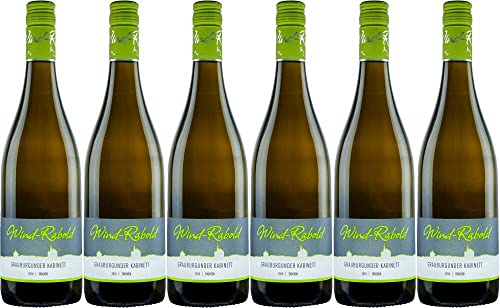 6x Grauburgunder trocken 2023 - Weingut Wind-Rabold, Pfalz - Weißwein von Weingut Wind-Rabold