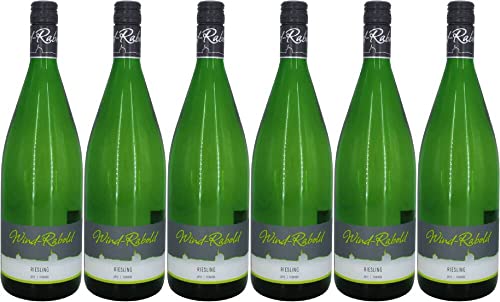 6x Riesling feinherb 2023 - Weingut Wind-Rabold, Pfalz - Weißwein von Weingut Wind-Rabold