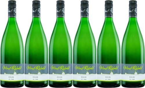 6x Riesling trocken 2023 - Weingut Wind-Rabold, Pfalz - Weißwein von Weingut Wind-Rabold