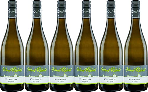 6x Weißburgunder feinherb 2022 - Weingut Wind-Rabold, Pfalz - Weißwein von Weingut Wind-Rabold