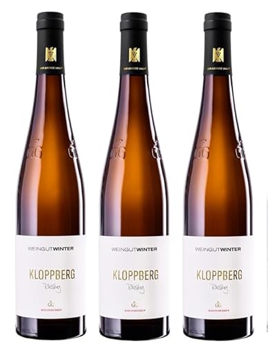 3x 0,75l - 2020er - Weingut Winter - Kloppberg - Riesling - VDP.Großes Gewächs - Qualitätswein Rheinhessen - Deutschland - Weißwein trocken 3x 0,75l - 2020er - Weingut Winter - Kloppberg - Riesling - VDP.Großes Gewächs - Qualitätswein Rheinhessen - Deutschland - Weißwein trocken von Weingut Winter
